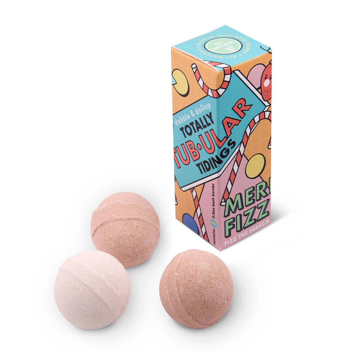 Totally Tub - ular Bath Bomb Stocking Stuffer - Free Living Co