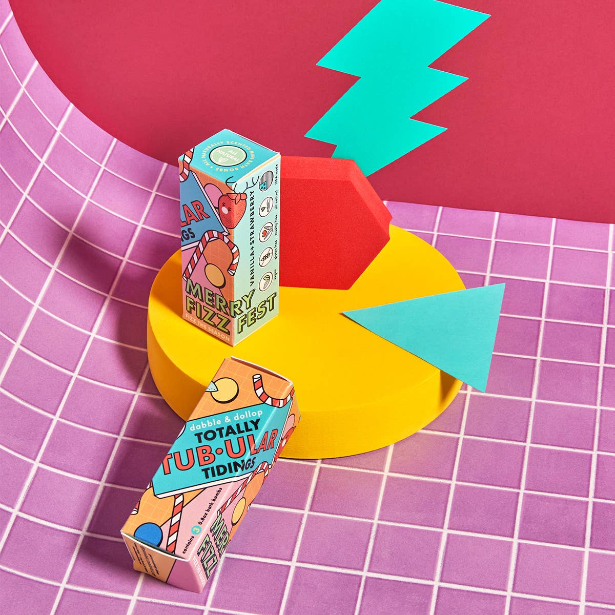 Totally Tub - ular Bath Bomb Stocking Stuffer - Free Living Co