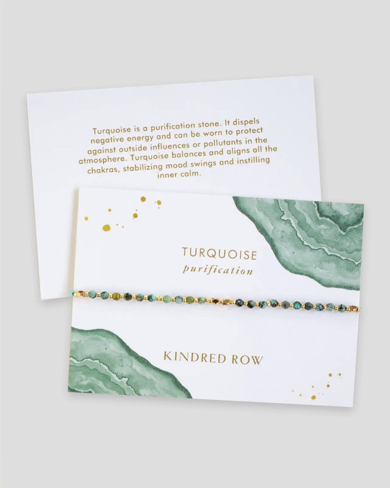 Turquoise Healing Gemstone Stacking Bracelet - Free Living Co