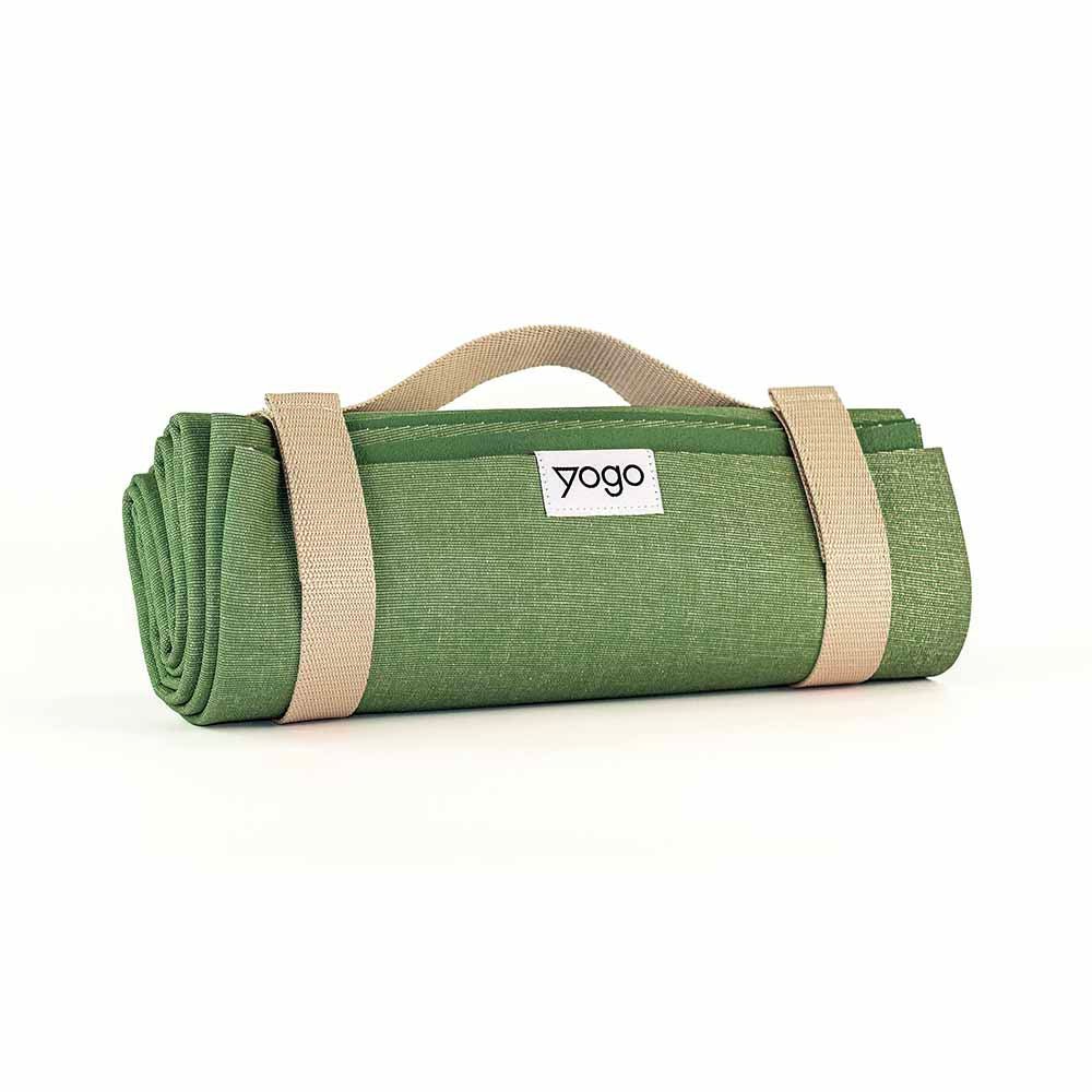 Ultralight Foldable Travel Yoga Mat with Non-Slip FSC-Certified Natural Rubber - Free Living Co