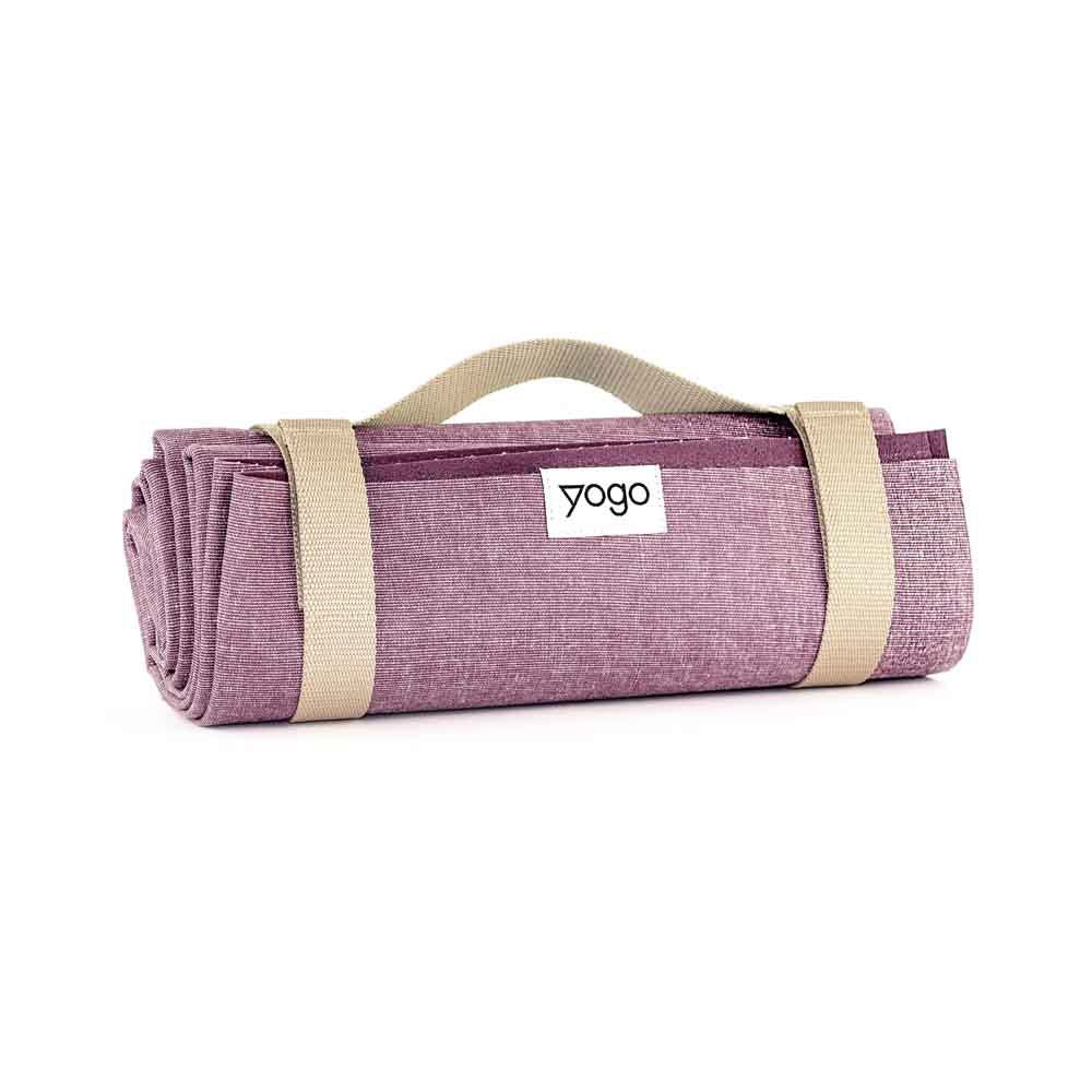Ultralight Foldable Travel Yoga Mat with Non-Slip FSC-Certified Natural Rubber - Free Living Co