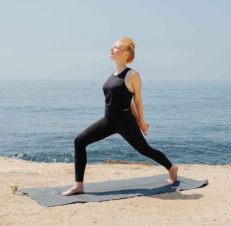 Ultralong Folding Travel Yoga Mat with Non - Slip FSC - Certified Natural Rubber - Free Living Co