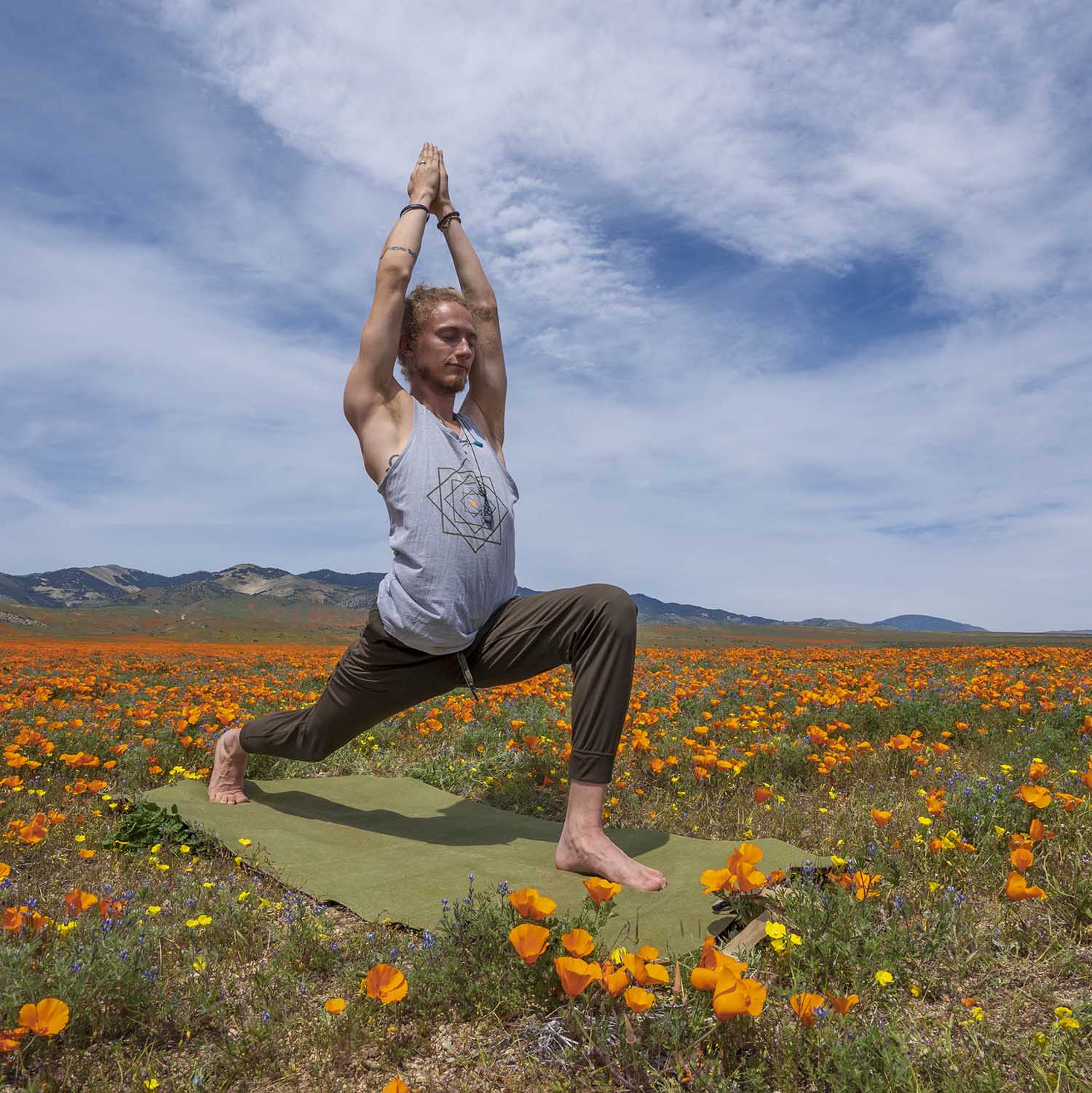 Ultralong Folding Travel Yoga Mat with Non - Slip FSC - Certified Natural Rubber - Free Living Co