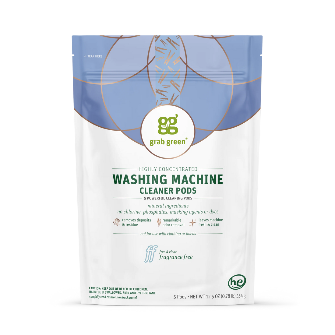 Washing Machine Cleaner Pods - Free Living Co
