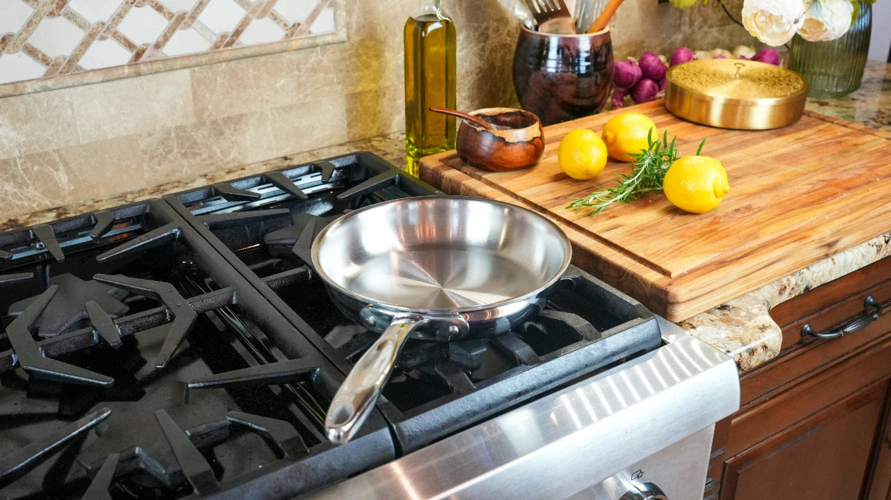 8.5 Inch Stainless Steel Fry Pan