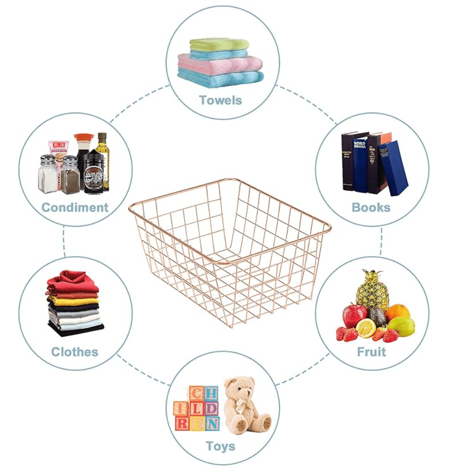 Wire Gifting and Storage Basket - Free Living Co