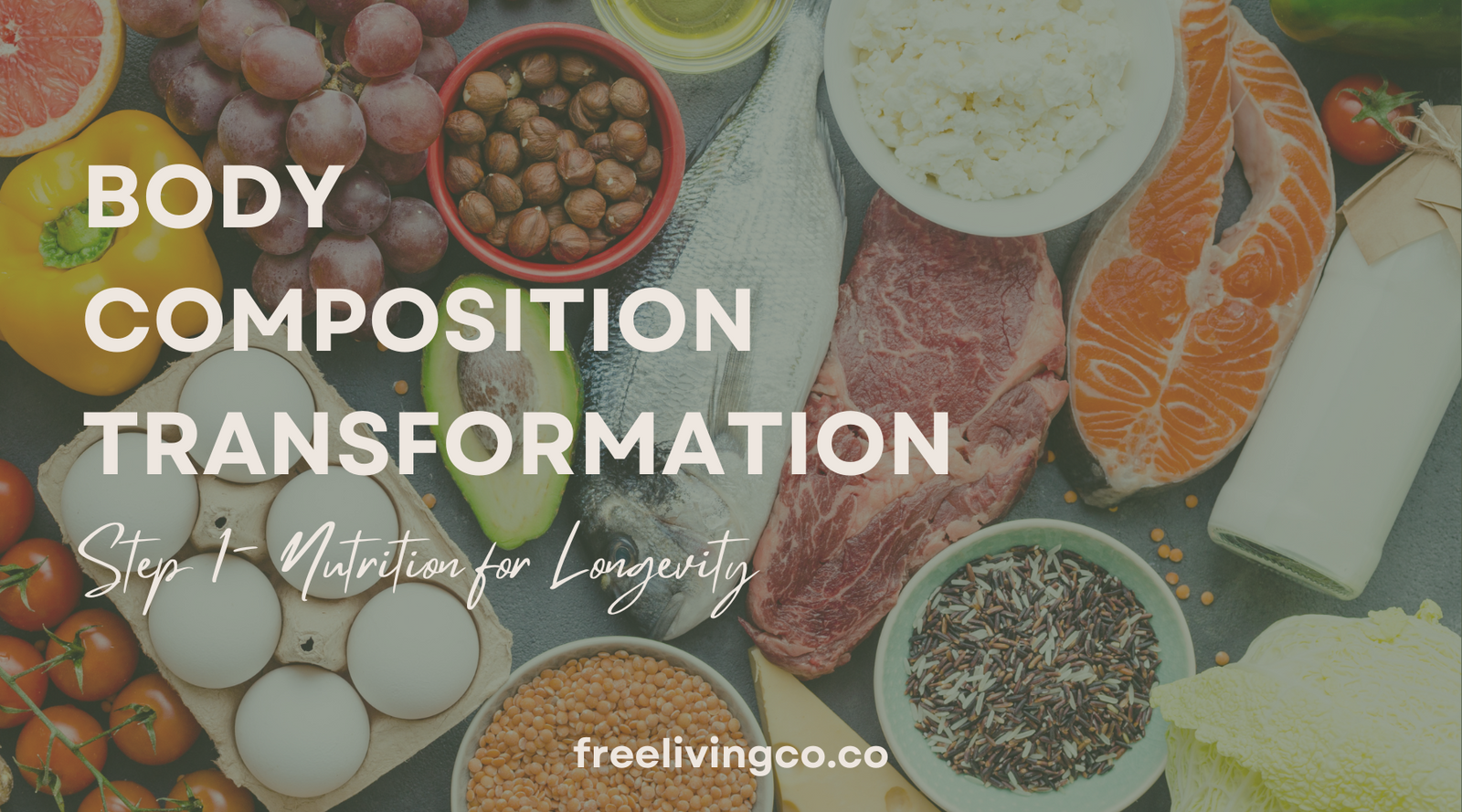 Body Composition Transformation: Step 1 - Nutrition for Longevity