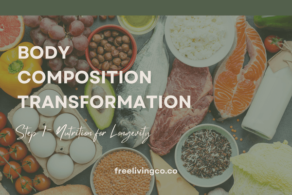 Body Composition Transformation: Step 1 - Nutrition for Longevity - Free Living Co