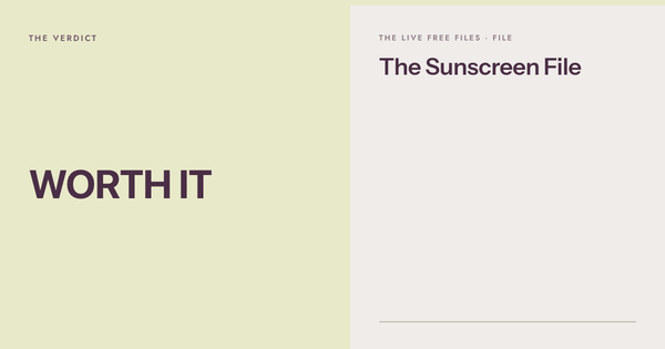 The Sunscreen File - Free Living Co