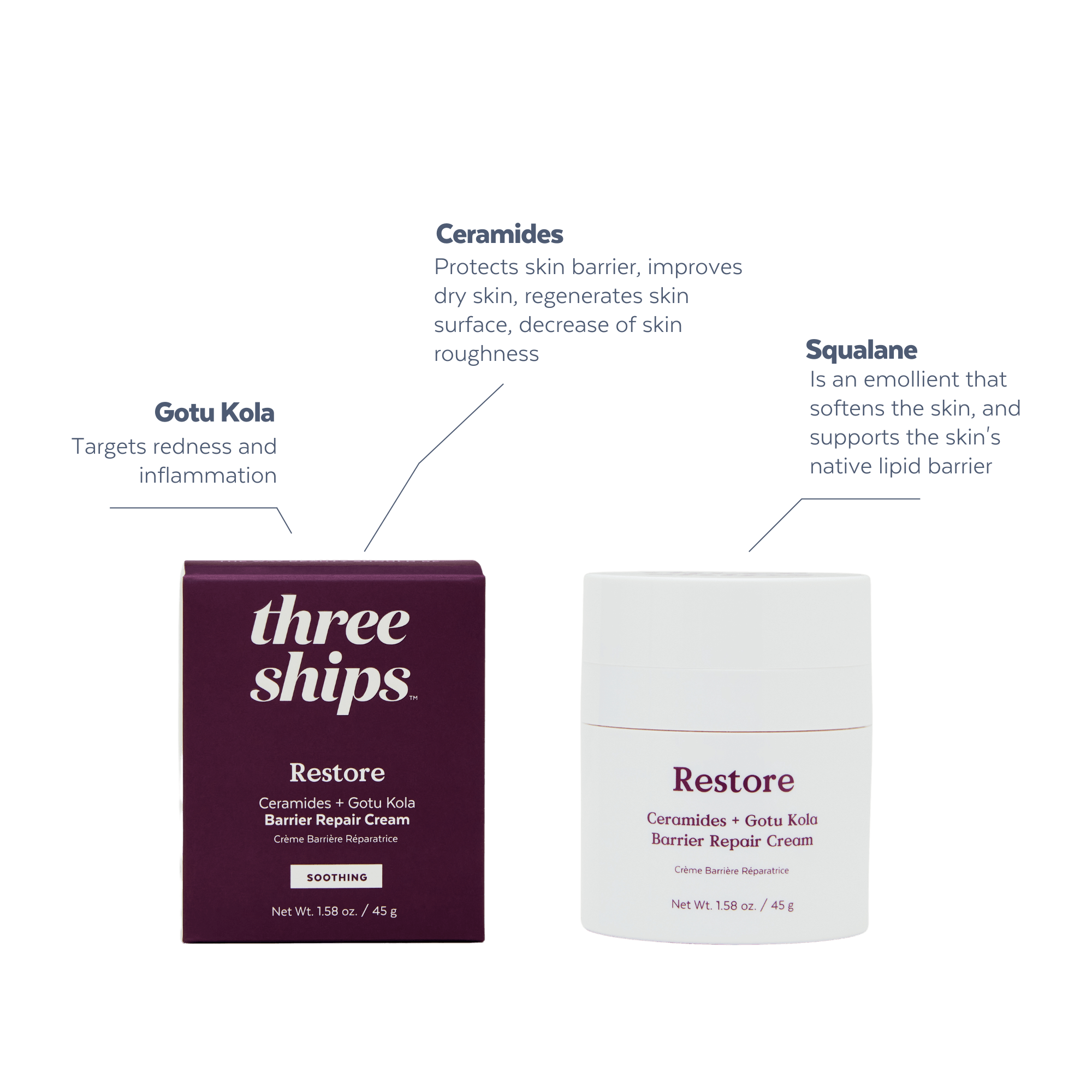 Restore Ceramides + Gotu Kola Barrier Repair Cream