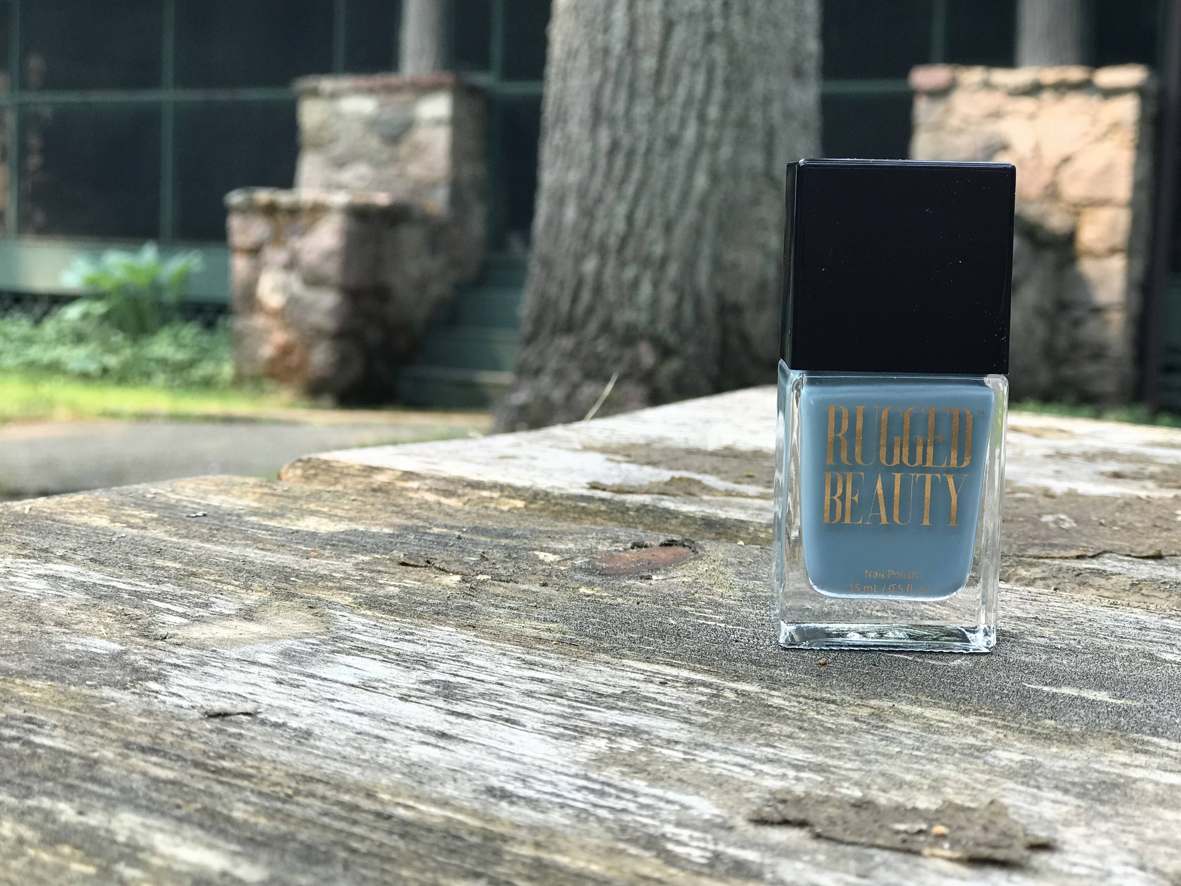 Lake House Blue Grey Nail Polish