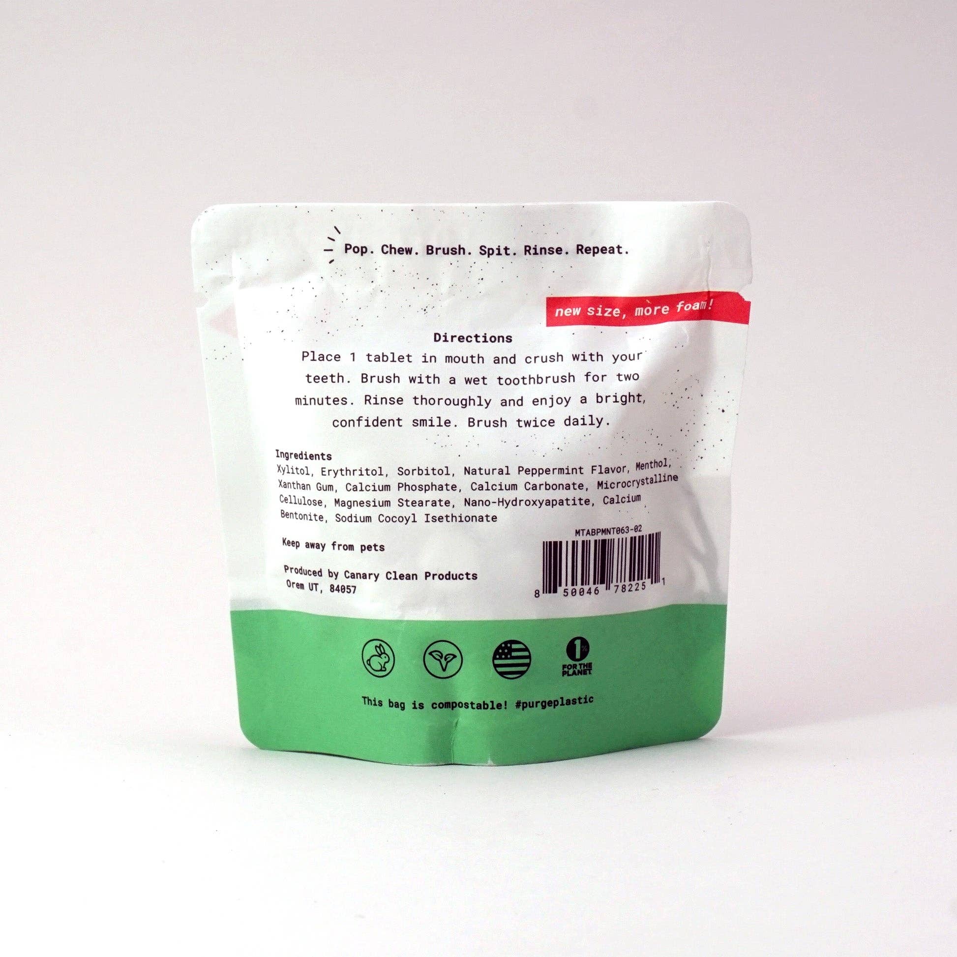 Peppermint Toothpaste Tablets