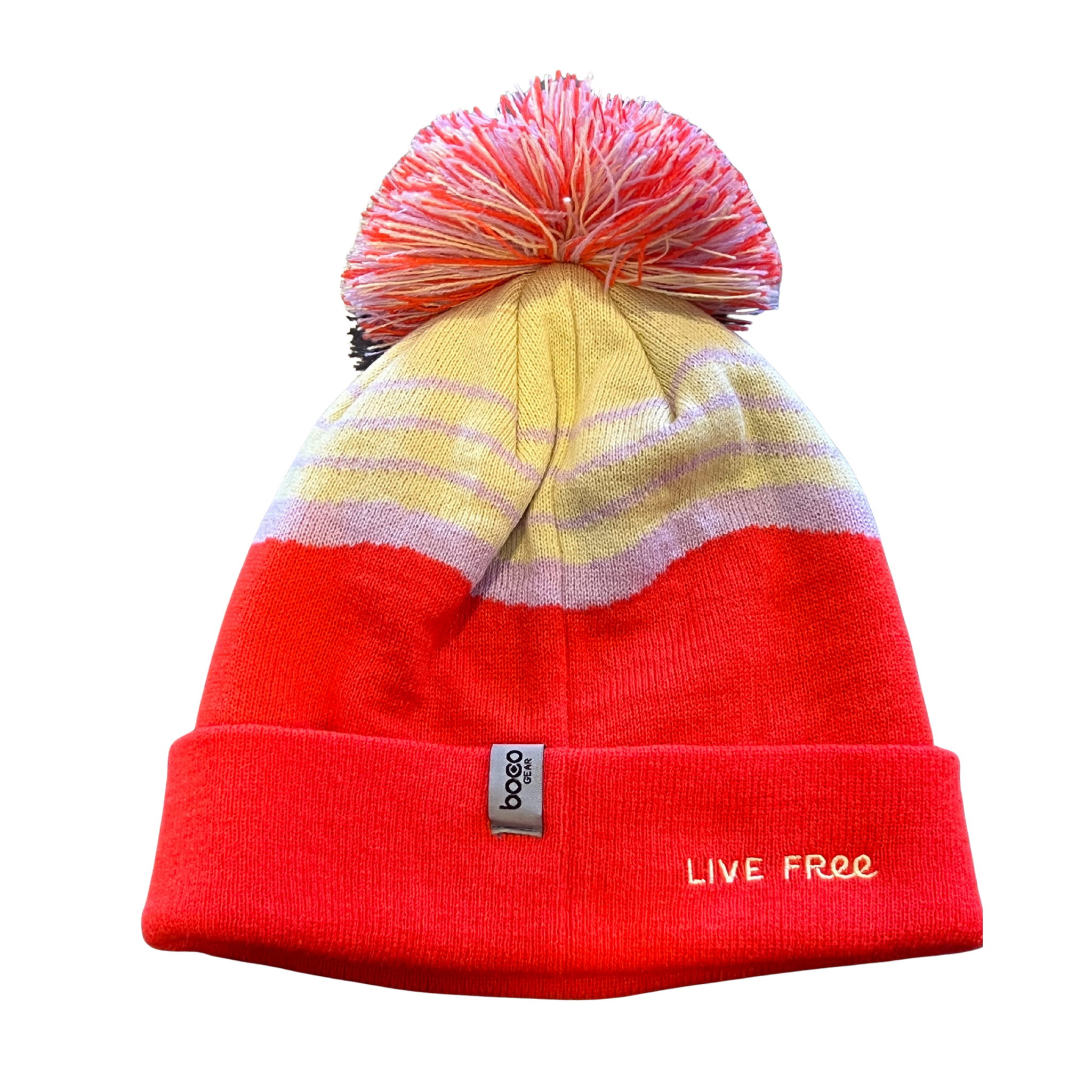LF* Beanie wool knit hat side angle view