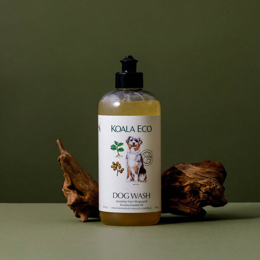 Dog Wash Sweet Marjoram Rosalina in-use lifestyle dog grooming photo