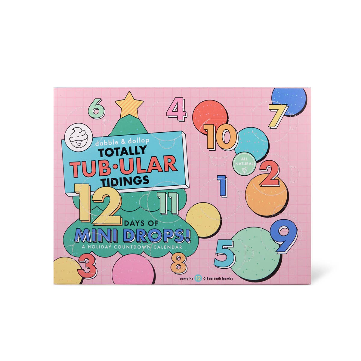 12 Days of Mini Drops® Bath Bomb Countdown Calendar - Free Living Co