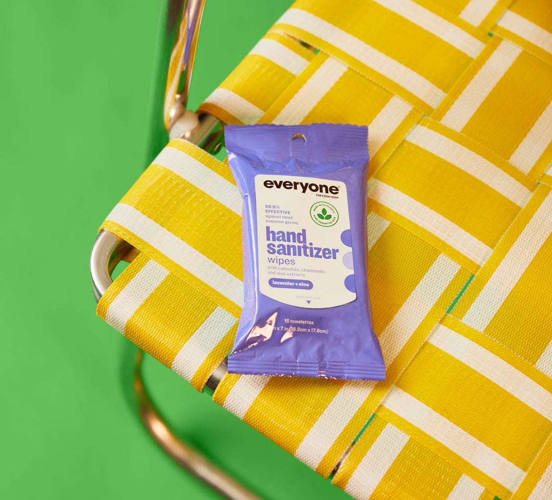 Lavender + Aloe Resealable Hand Sanitizer Wipes