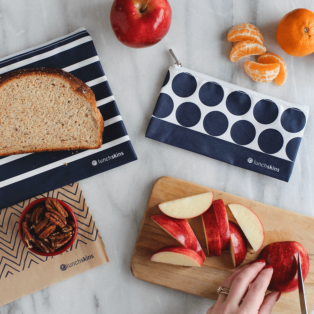 Reusable Zipper Sandwich Bag + Snack Bag 2-Pk Bundle - Free Living Co