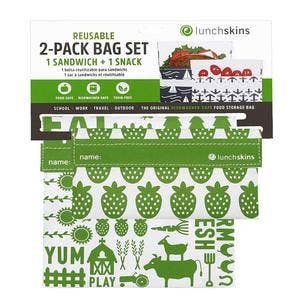 Reusable Sandwich Bag + Snack Bag 2-Pack Bundle - Free Living Co