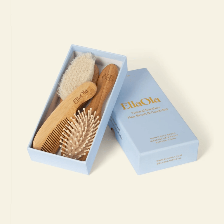 3 - Piece Bamboo Brush & Comb Set - Free Living Co