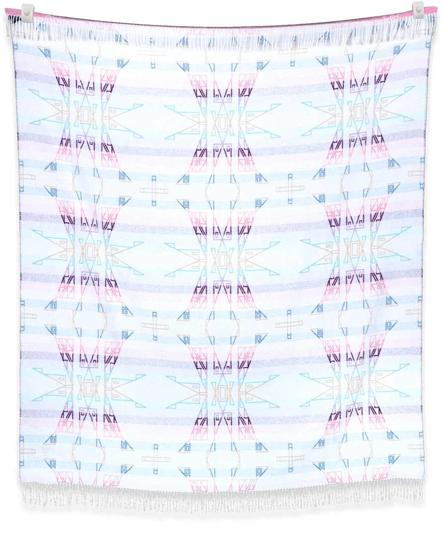 Hunaaneeká (Spring) Throw Blanket