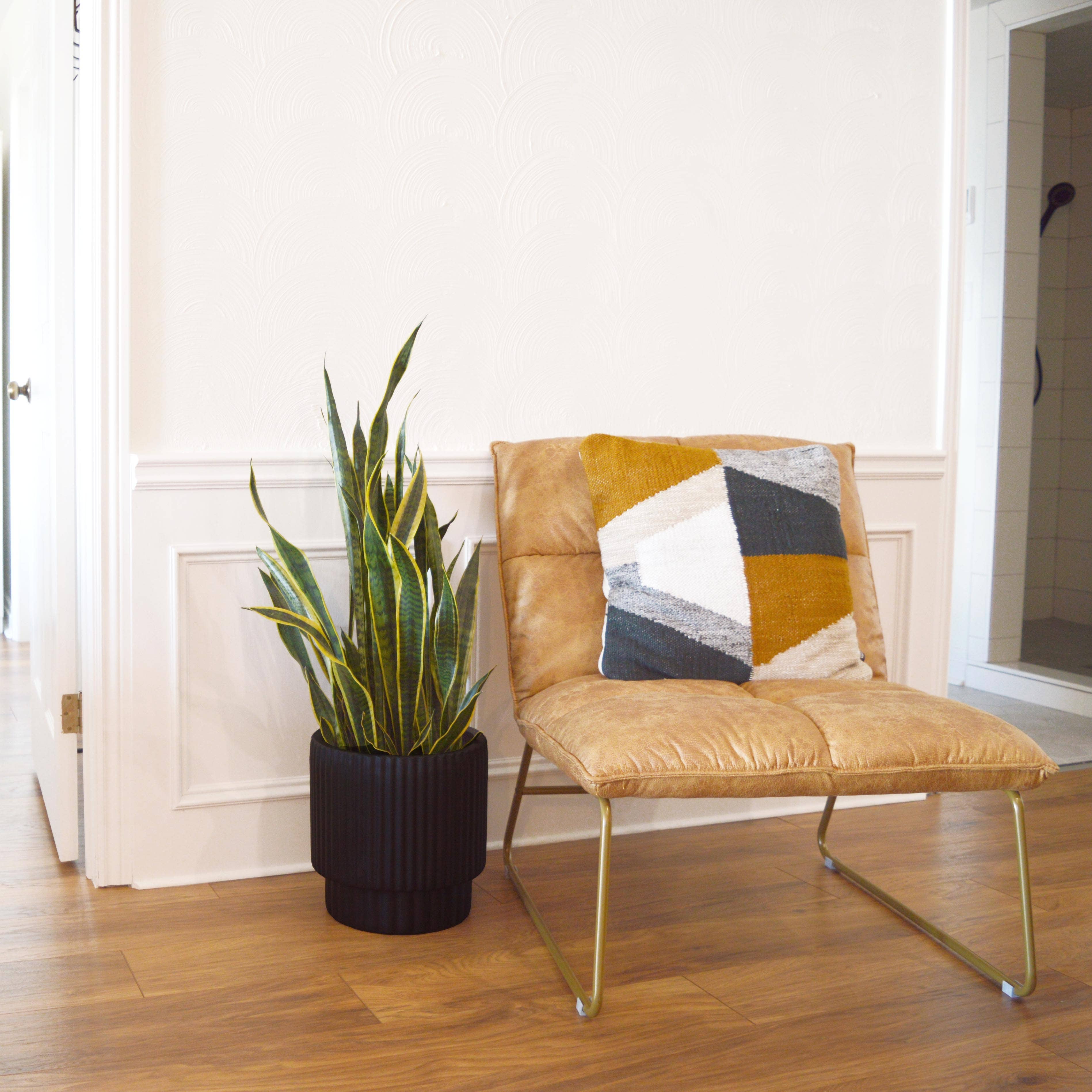 RIDGED CYLINDER POT | PLANTER
