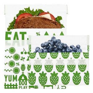 Reusable Sandwich Bag + Snack Bag 2-Pack Bundle - Free Living Co