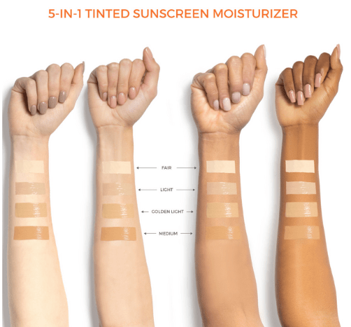 5 in 1 Tinted Sunscreen Moisturizer - Free Living Co