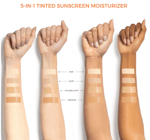 5 in 1 Tinted Sunscreen Moisturizer - Free Living Co