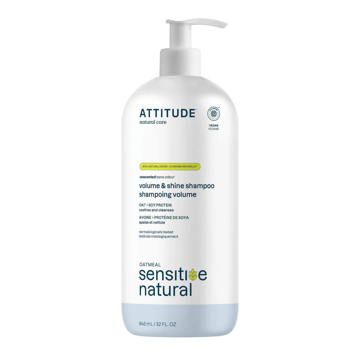 Sensitive Natural Ultra-gentle Volumizing Shampoo second product view - delicate plant-based formula for sensitive scalp