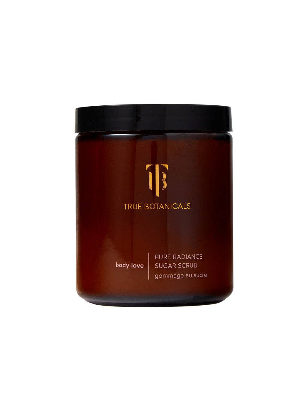 Pure Radiance Sugar Exfoliating Body Scrub product front view, gentle sugar scrub for radiant skin