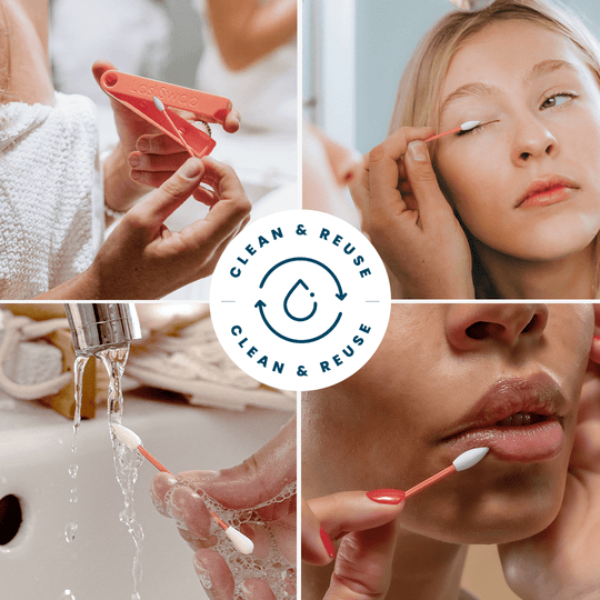 Reusable Cotton Swabs for Makeup - Free Living Co