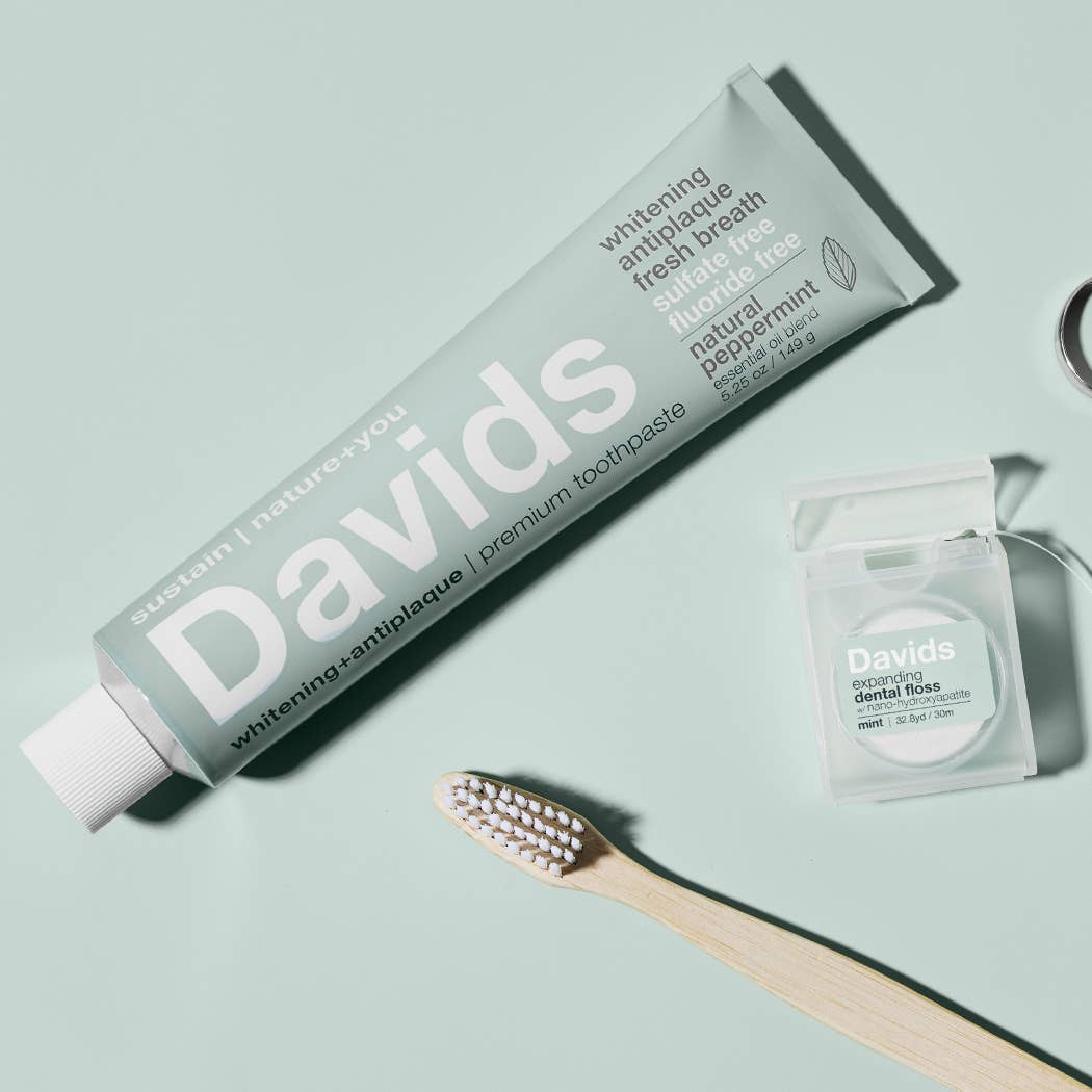 Davids premium toothpaste  /  peppermint