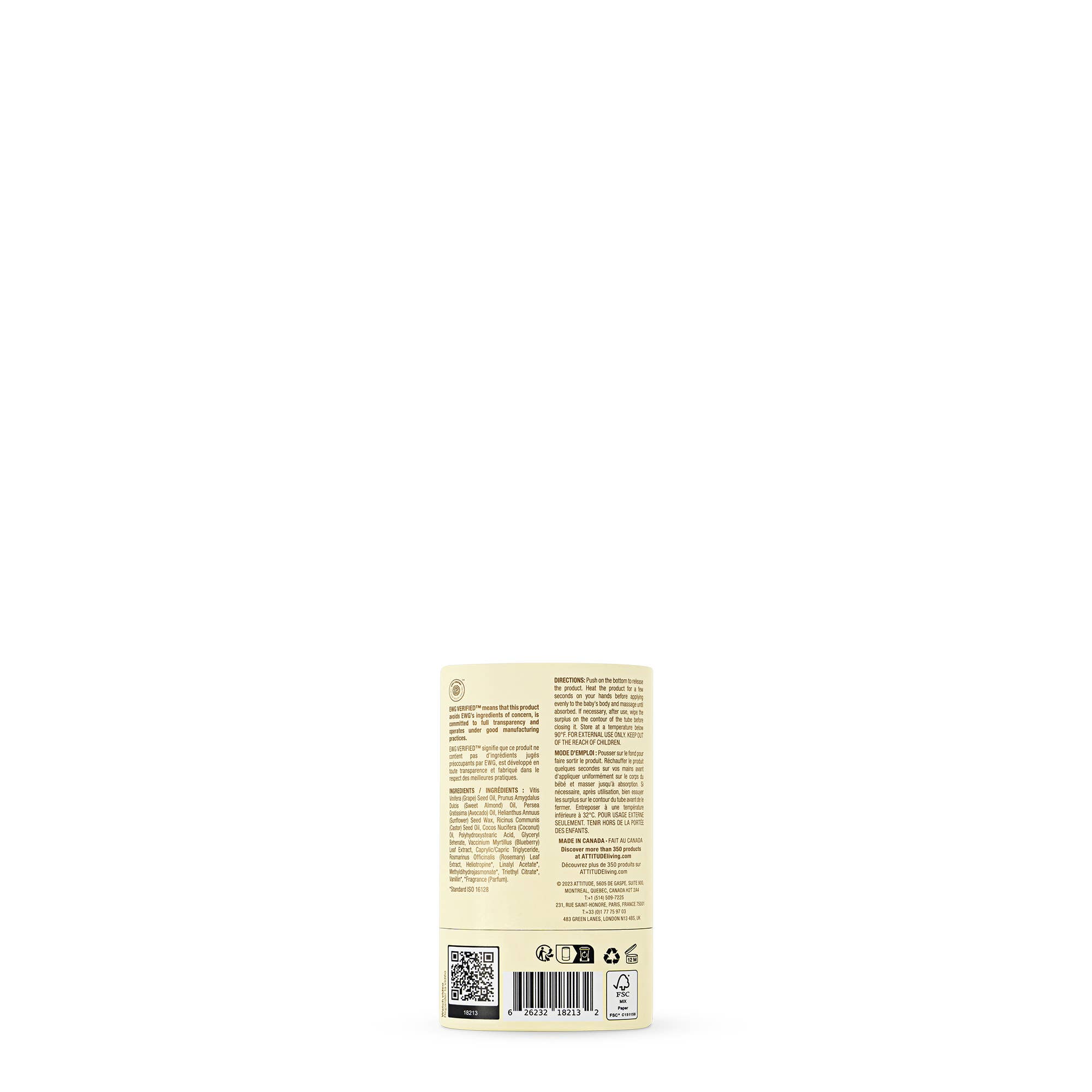 Baby Leaves Massage Oil Bar - Free Living Co