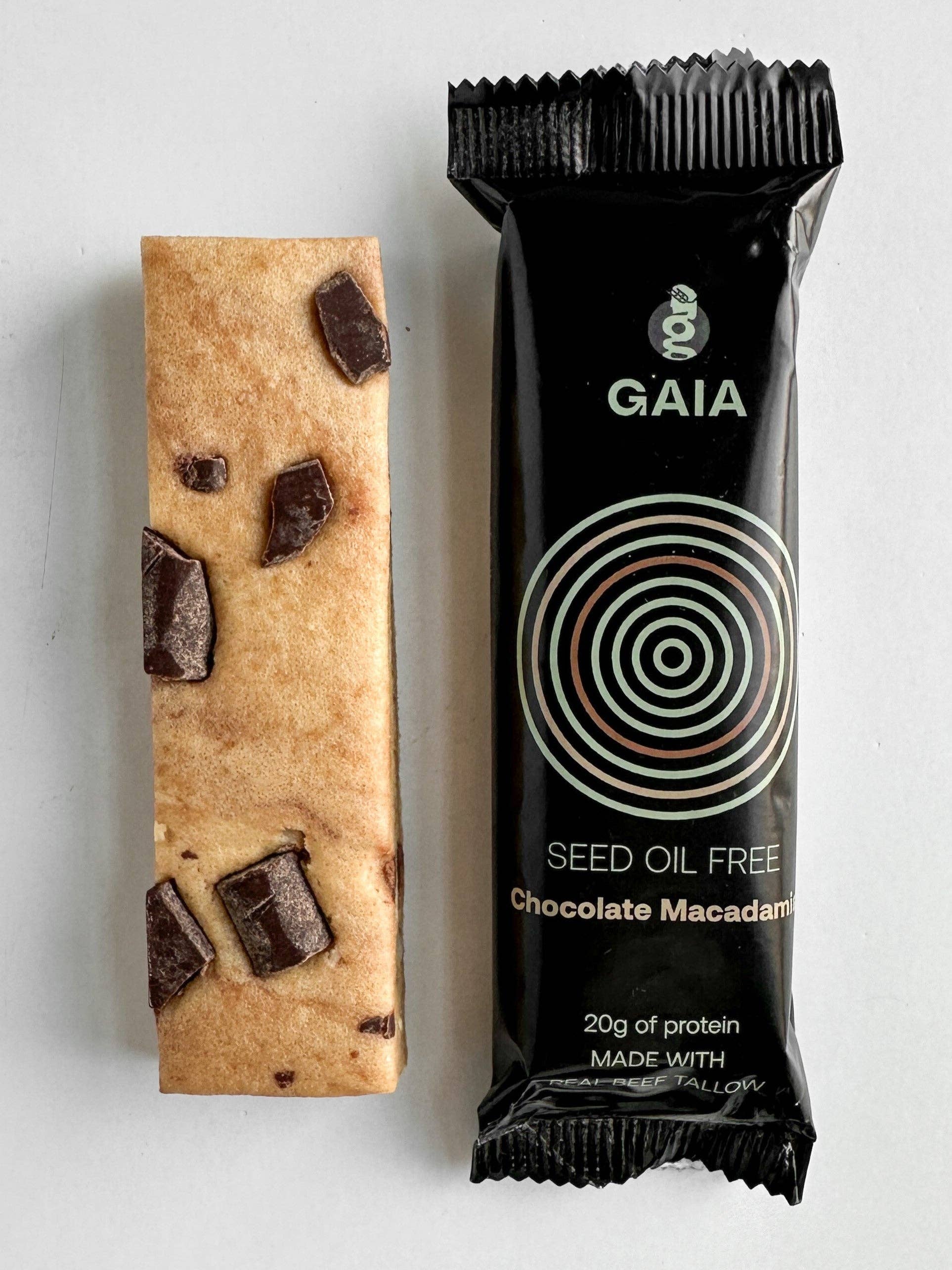 Seed Oil Free Chocolate Macadamia Protein Bar