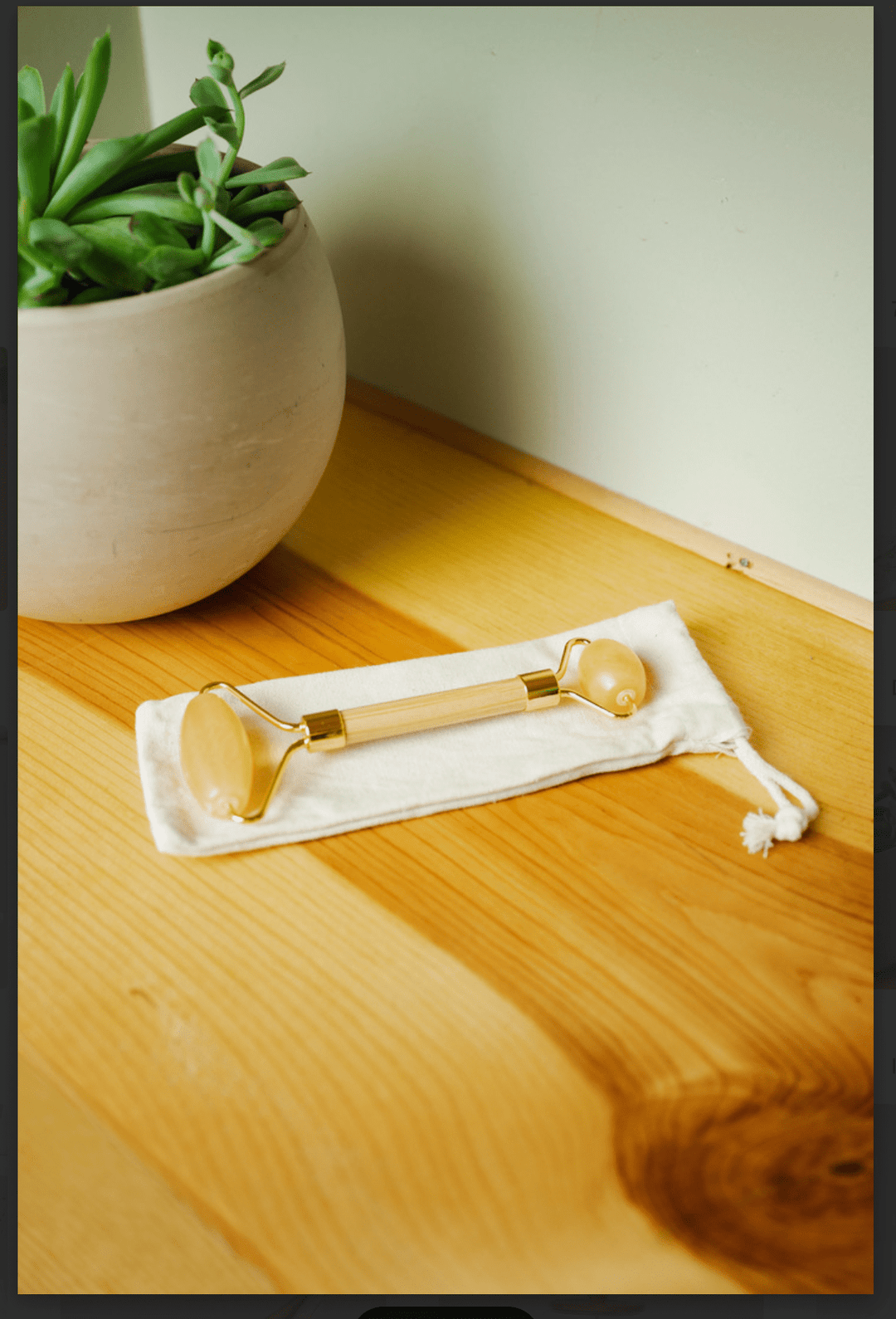 Bamboo Facial Massage Roller - Free Living Co