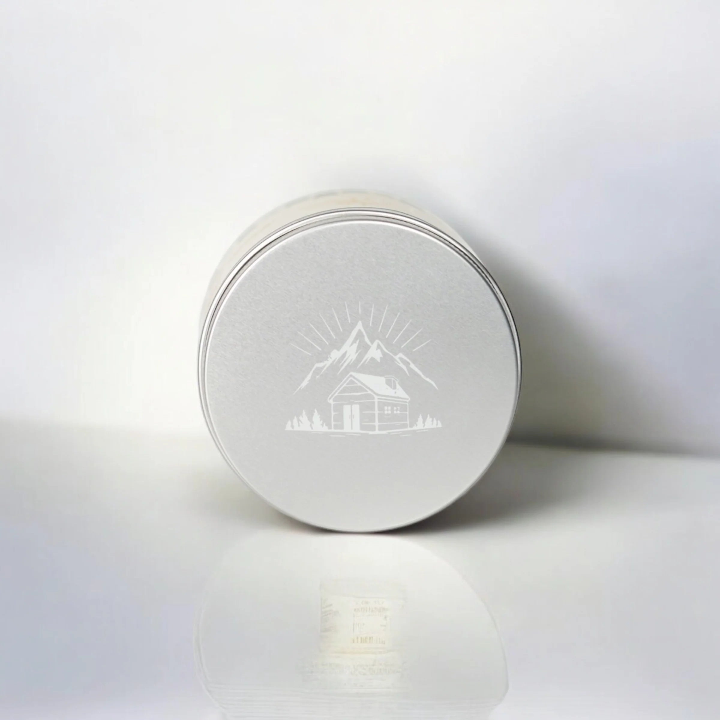 Cabin Candle Park City beeswax candle collection displayed on wood surface