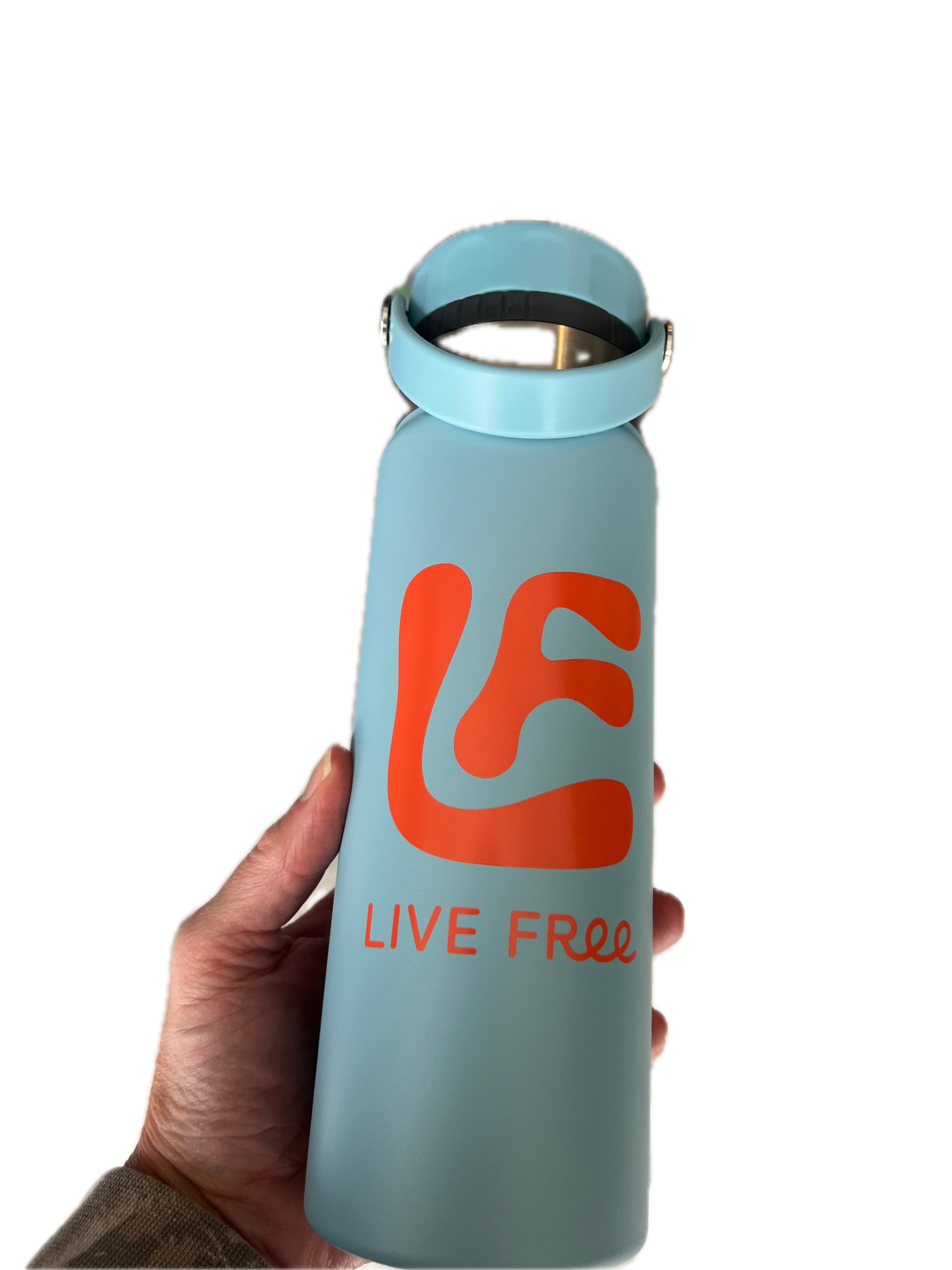 Live free water bottle