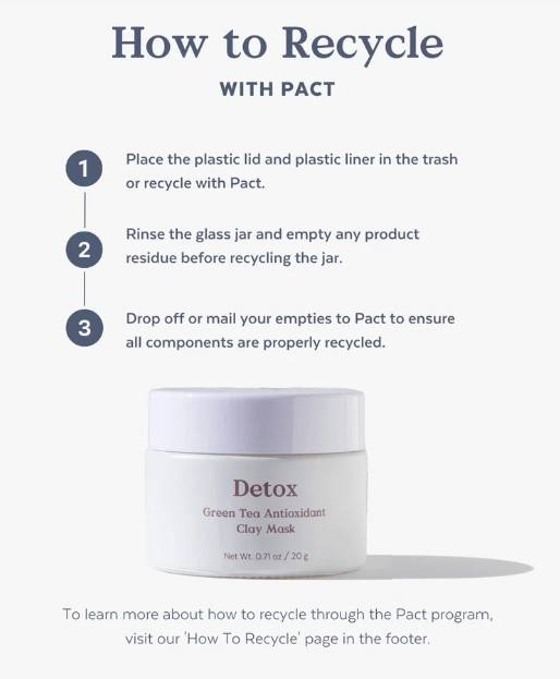 Detox Green Tea Antioxidant Clay Mask - Free Living Co