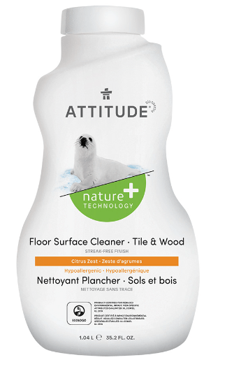 Nature + Floor Surface Cleaner Tile & Wood - Citrus Zest - Free Living Co