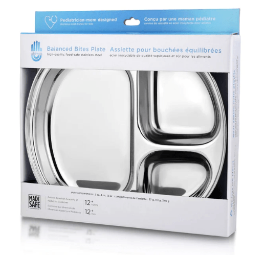 Balanced Bites Stainless Steel Plates - Free Living Co