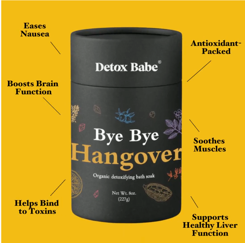 Bye Bye Hangover - Organic Detox Bath Salt Soak