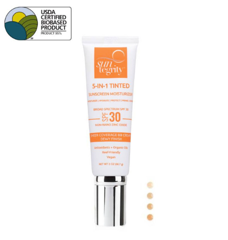 5 in 1 Tinted Sunscreen Moisturizer