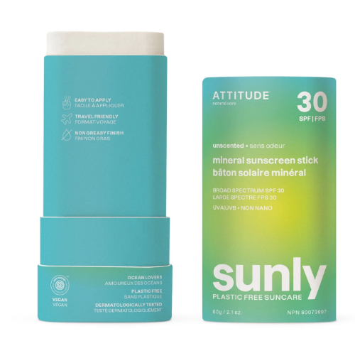 Plastic-Free Mineral Sunscreen Stick SPF 30