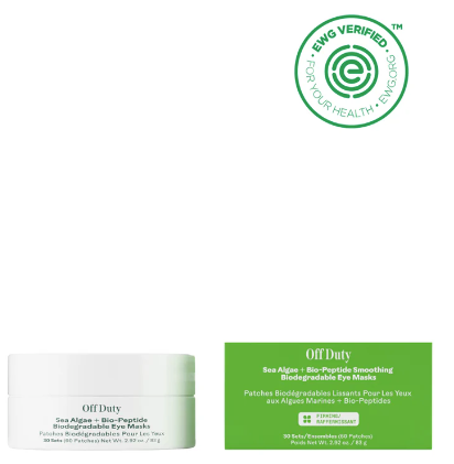 Off Duty Sea Algae + Bio-Peptide Smoothing Biodegradable Eye Masks