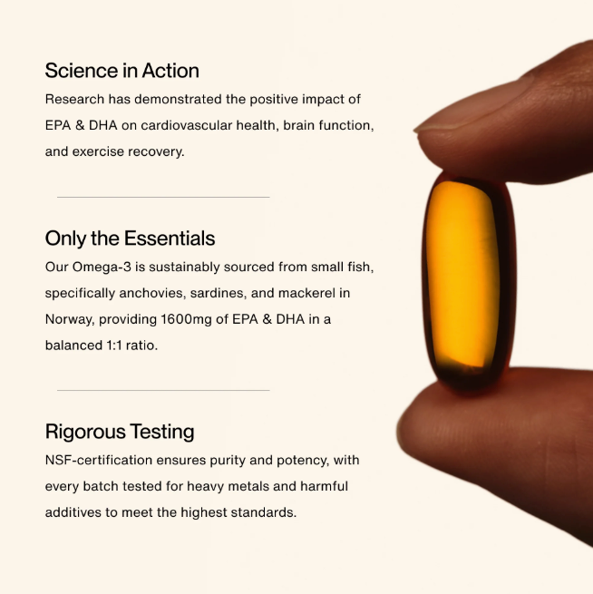 Omega 3  - Cognitive Function, Foundational Health