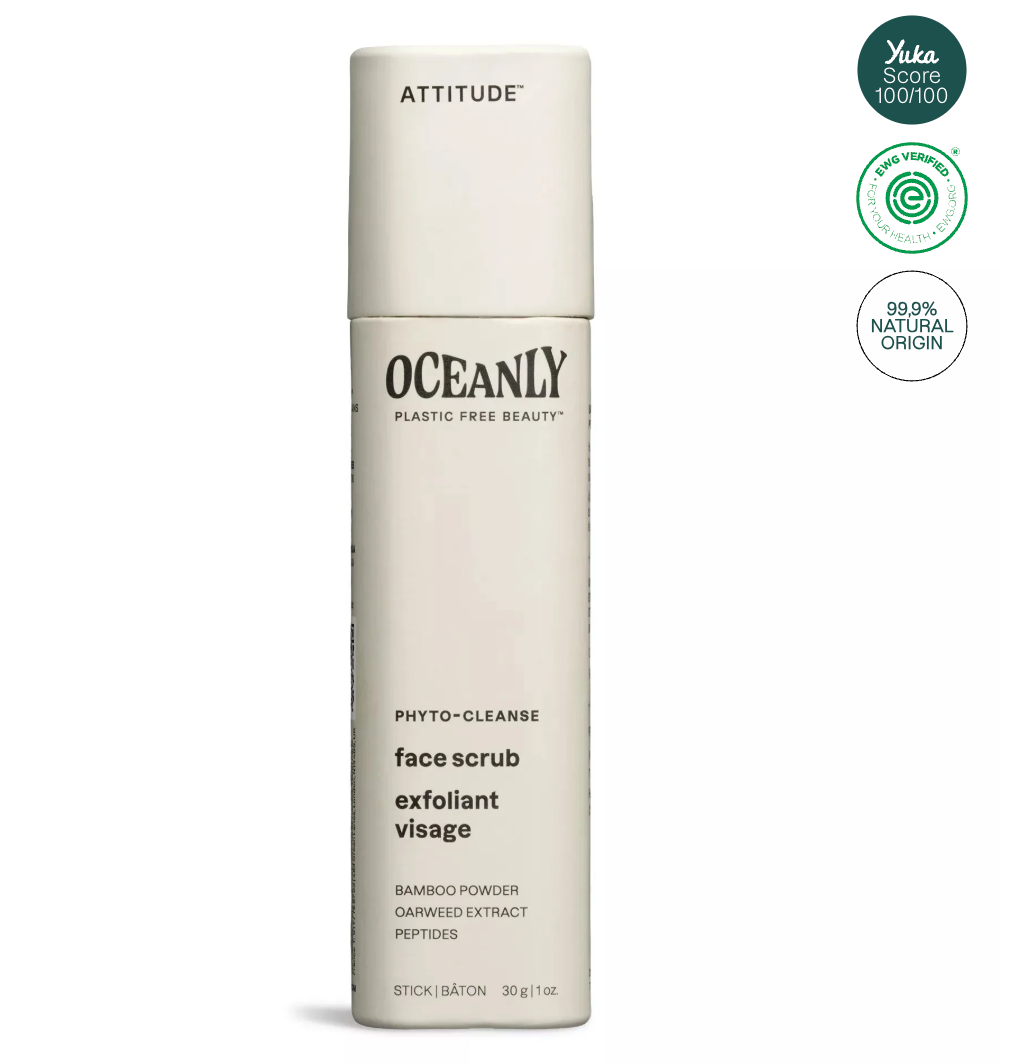 Oceanly Plastic Free Solid Face Scrub with Bamboo Powder