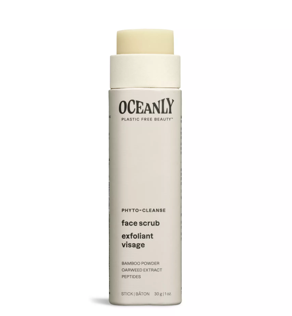 Oceanly Plastic Free Solid Face Scrub with Bamboo Powder