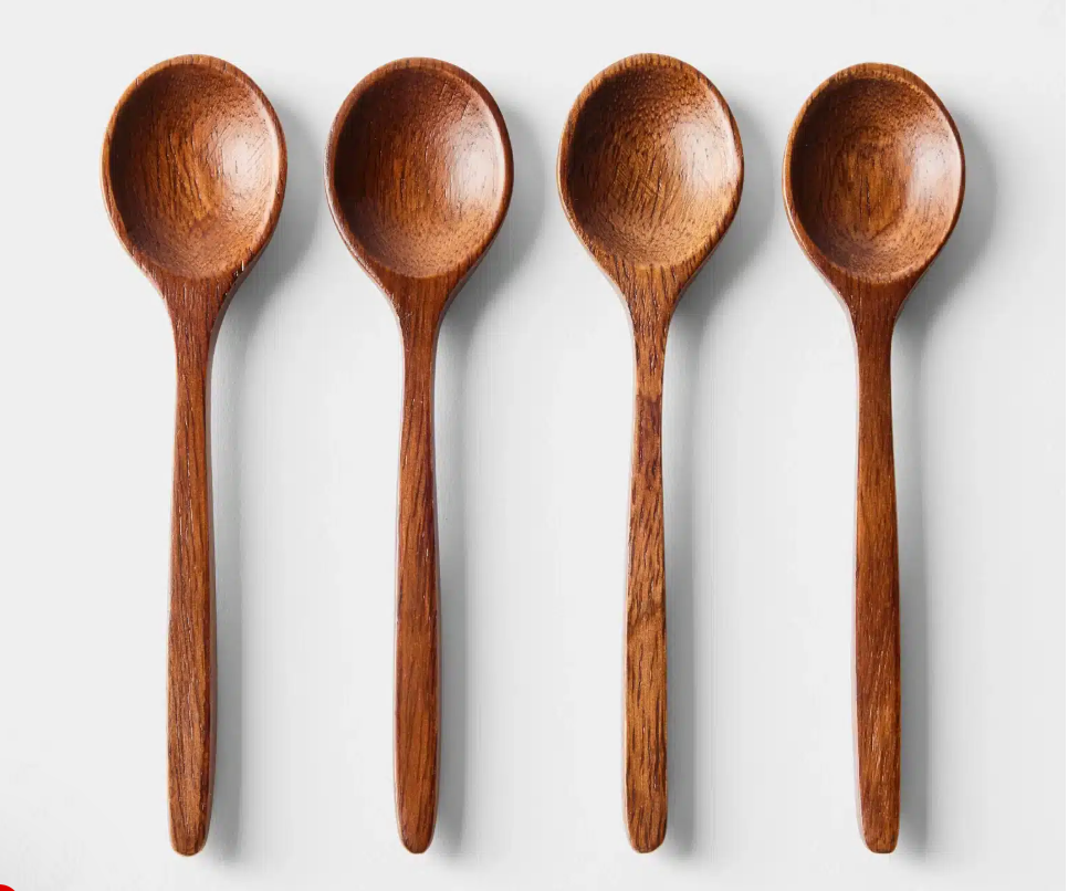 Handcrafted Acacia Wooden Serving Spoons