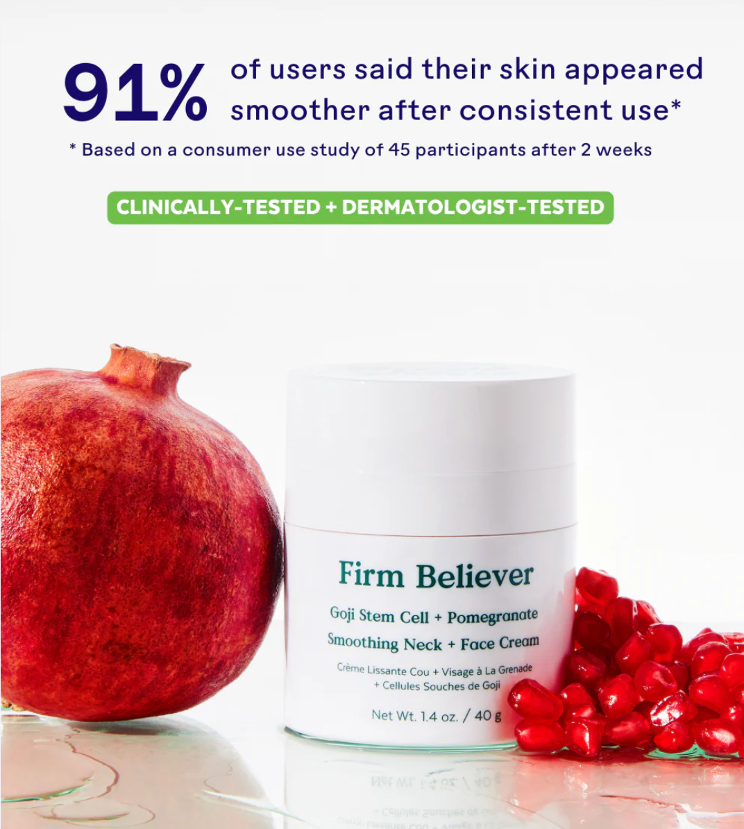 Firm Believer Goji Stem Cell + Pomegranate Smoothing Neck +