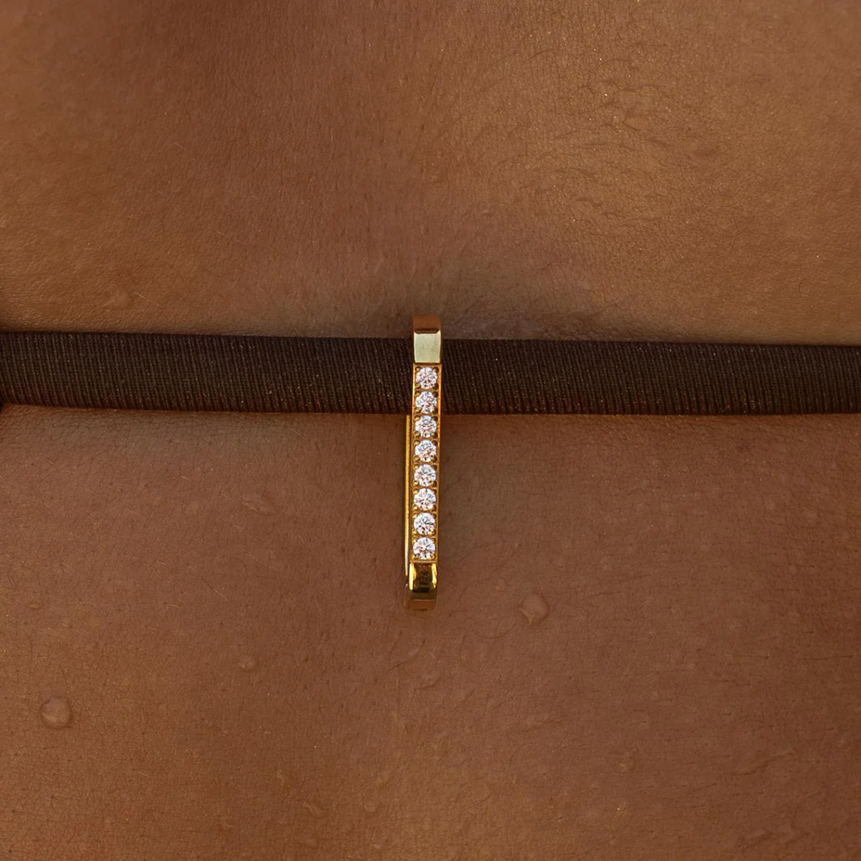 Bikini Charm Clasp Boca front view beach accessory